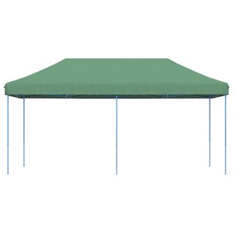 Partytent inklapbaar pop-up 580x292x315 cm groen