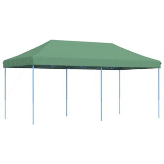 Partytent inklapbaar pop-up 580x292x315 cm groen