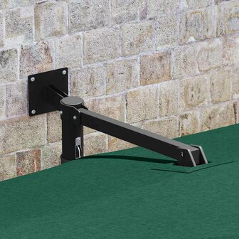 Tuinparasol Groen 248.5 x 247.5 x 160 cm Polyester, Staal