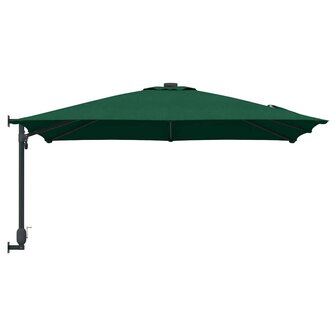 Tuinparasol Groen 248.5 x 247.5 x 160 cm Polyester, Staal