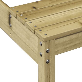 Picknicktafel 110x134x75 cm ge&iuml;mpregneerd grenenhout