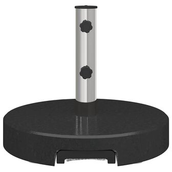 Parasolvoet Zwart 45 x 45 x 37.5 cm Graniet