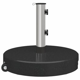 Parasolvoet Zwart 45 x 45 x 37.5 cm Graniet