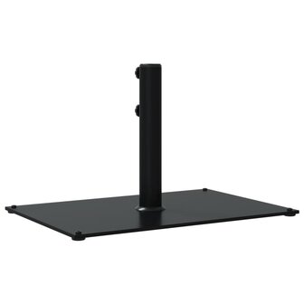 Parasolvoet voor stokken van &Oslash;32/38/48 mm 15 kg rechthoekig