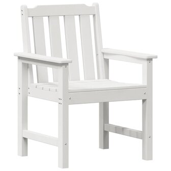 Tuinstoel 6 pcs Wit 65.5 x 55.5 x 88cm Kunststof