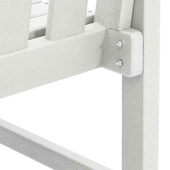 Tuinstoel 6 pcs Wit 65.5 x 55.5 x 88cm Kunststof