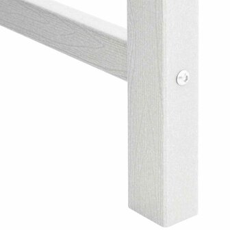 Tuinstoel 6 pcs Wit 65.5 x 55.5 x 88cm Kunststof