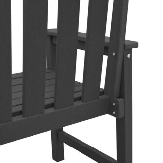 Tuinstoel 6 pcs Zwart 65.5 x 55.5 x 88cm Kunststof