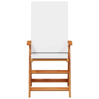 Tuinstoel 8 pcs Bruin 57 x 71.5 x 104cm Massief teakhout