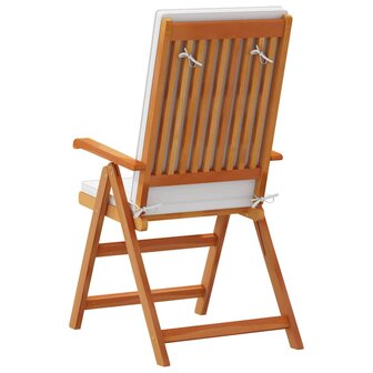 Tuinstoel 8 pcs Bruin 57 x 71.5 x 104cm Massief teakhout