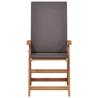 Tuinstoel 8 pcs Bruin 57 x 71.5 x 104cm Massief teakhout