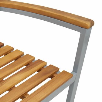 Tuinstoel 6 pcs Bruin 56 x 57 x 87cm Massief acaciahout
