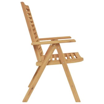 Tuinstoel 8 pcs Bruin 52 x 64.5 x 108 cm Massief teakhout