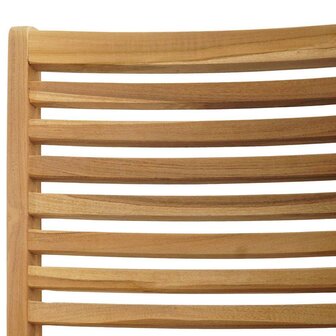 Tuinstoel 8 pcs Bruin 52 x 64.5 x 108 cm Massief teakhout