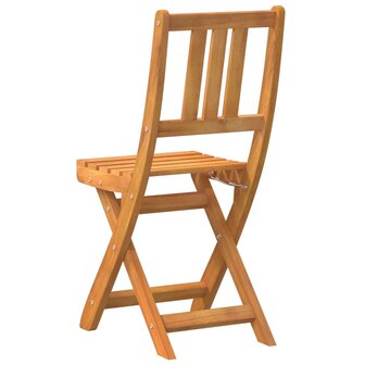 Tuinstoel 4 pcs Bruin 36 x 46 x 86cm Massief acaciahout