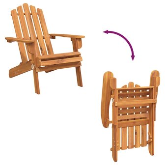 Tuinstoel Adirondack massief acaciahout