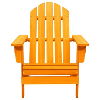 Tuinstoel Adirondack massief vurenhout oranje
