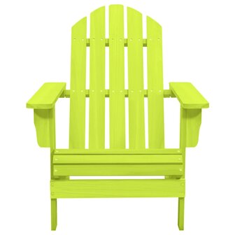 Tuinstoel Adirondack massief vurenhout groen