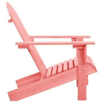 Tuinstoel Adirondack massief vurenhout roze