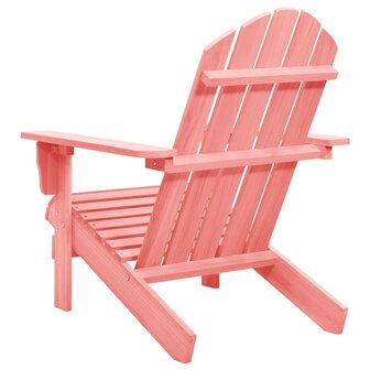 Tuinstoel Adirondack massief vurenhout roze