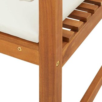 Armloze Tuinstoel 2 pcs Bruin 50 x 50 x 91cm Massief acaciahout