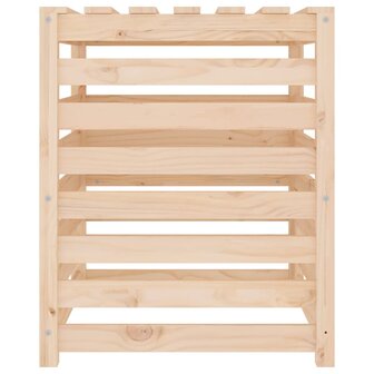 Compostbak 63,5x63,5x77,5 cm massief grenenhout