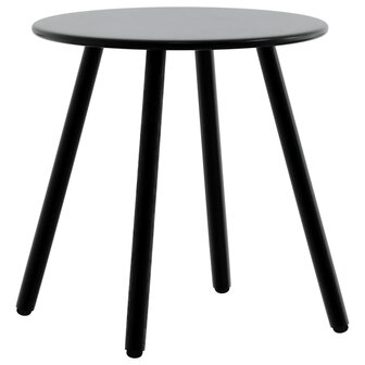 Tuinstoelenset 3-delig poly rattan zwart en wit