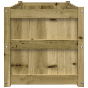 Plantenbakken 2 st cm ge&iuml;mpregneerd hout