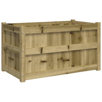 Plantenbakken 2 st cm ge&iuml;mpregneerd hout