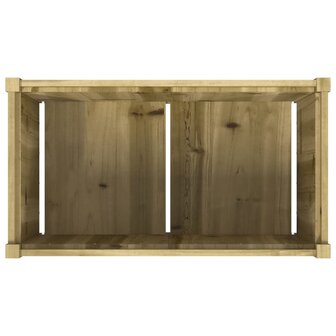 Plantenbakken 2 st cm ge&iuml;mpregneerd hout