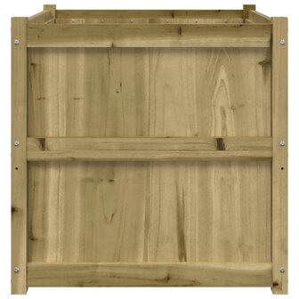Plantenbak 70x70x70 cm ge&iuml;mpregneerd grenenhout
