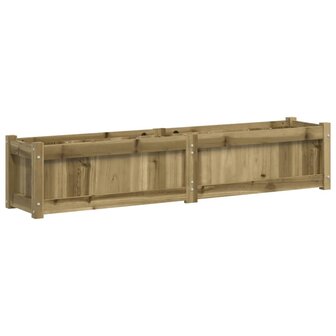 Plantenbak 150x31x31 cm ge&iuml;mpregneerd grenenhout