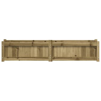 Plantenbak 150x31x31 cm ge&iuml;mpregneerd grenenhout