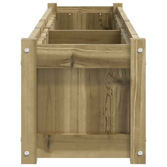 Plantenbak 150x31x31 cm ge&iuml;mpregneerd grenenhout