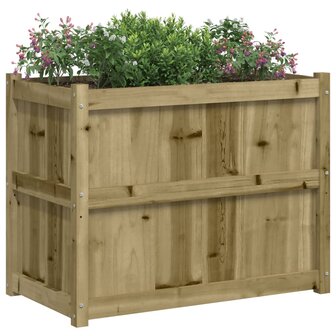 Plantenbak 90x50x70 cm ge&iuml;mpregneerd grenenhout