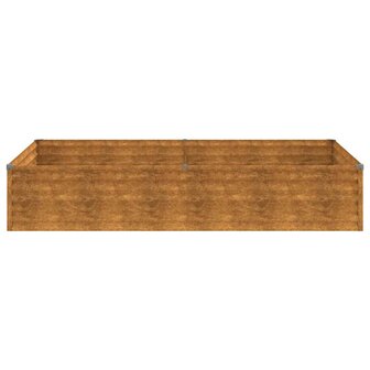 Plantenbak verhoogd 195x100x36 cm cortenstaal