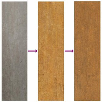Plantenbak verhoogd 195x100x36 cm cortenstaal