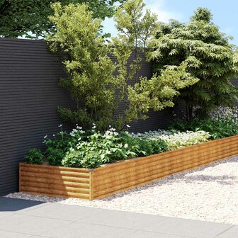 Plantenbak verhoogd 579x100x36 cm cortenstaal