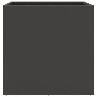Plantenbakken 2 st 42x40x39 cm staal zwart