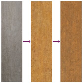 Plantenbak roestig 90x90x45 cm cortenstaal