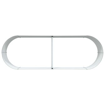 Verhoogde plantenbak Groen 240 x 80 x 44 cm Staal