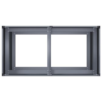 Plantenbak 80x40x80 cm koudgewalst staal antracietkleurig
