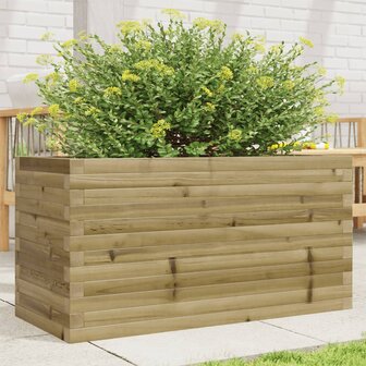 Plantenbak 90x40x46 cm ge&iuml;mpregneerd grenenhout