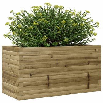 Plantenbak 90x40x46 cm ge&iuml;mpregneerd grenenhout