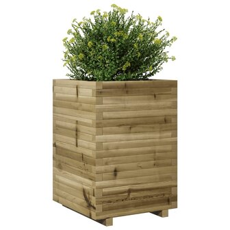 Plantenbak 50x50x72 cm ge&iuml;mpregneerd grenenhout