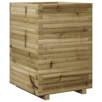 Plantenbak 50x50x72 cm ge&iuml;mpregneerd grenenhout