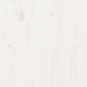 Plantenbak 90x40x49,5 cm massief grenenhout wit