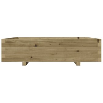 Plantenbak 100x100x26,5 cm ge&iuml;mpregneerd grenenhout