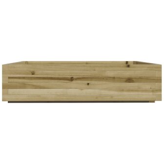 Plantenbak 100x100x26,5 cm ge&iuml;mpregneerd grenenhout