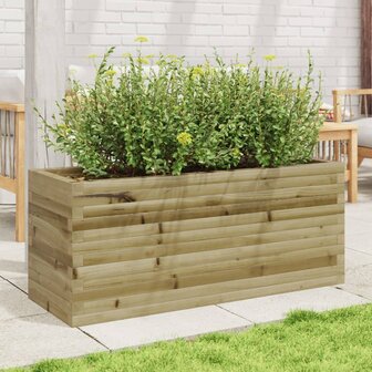 Plantenbak 110x40x45,5 cm ge&iuml;mpregneerd grenenhout